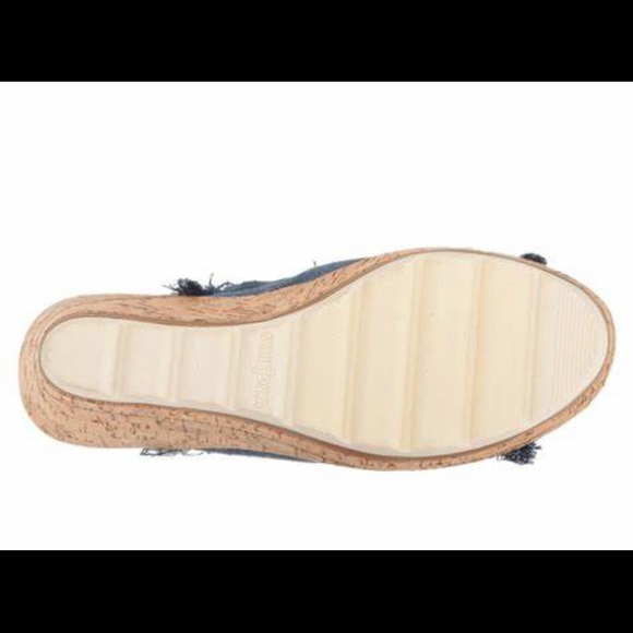 Minnetonka York Denim Wedge 11B - Picture 3 of 4